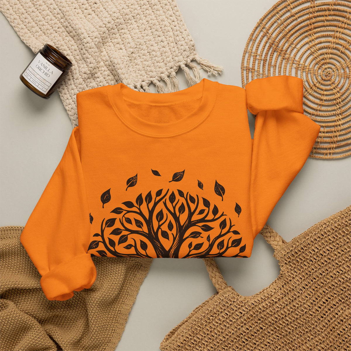 Tree Life Sweatshirt Nature Occult Gift Women Free Spirit Sweatshirt Arboreal Sweatshirt Environmental Enthusiast Bohemian Sweatshirt Mystical Graphic Sleek