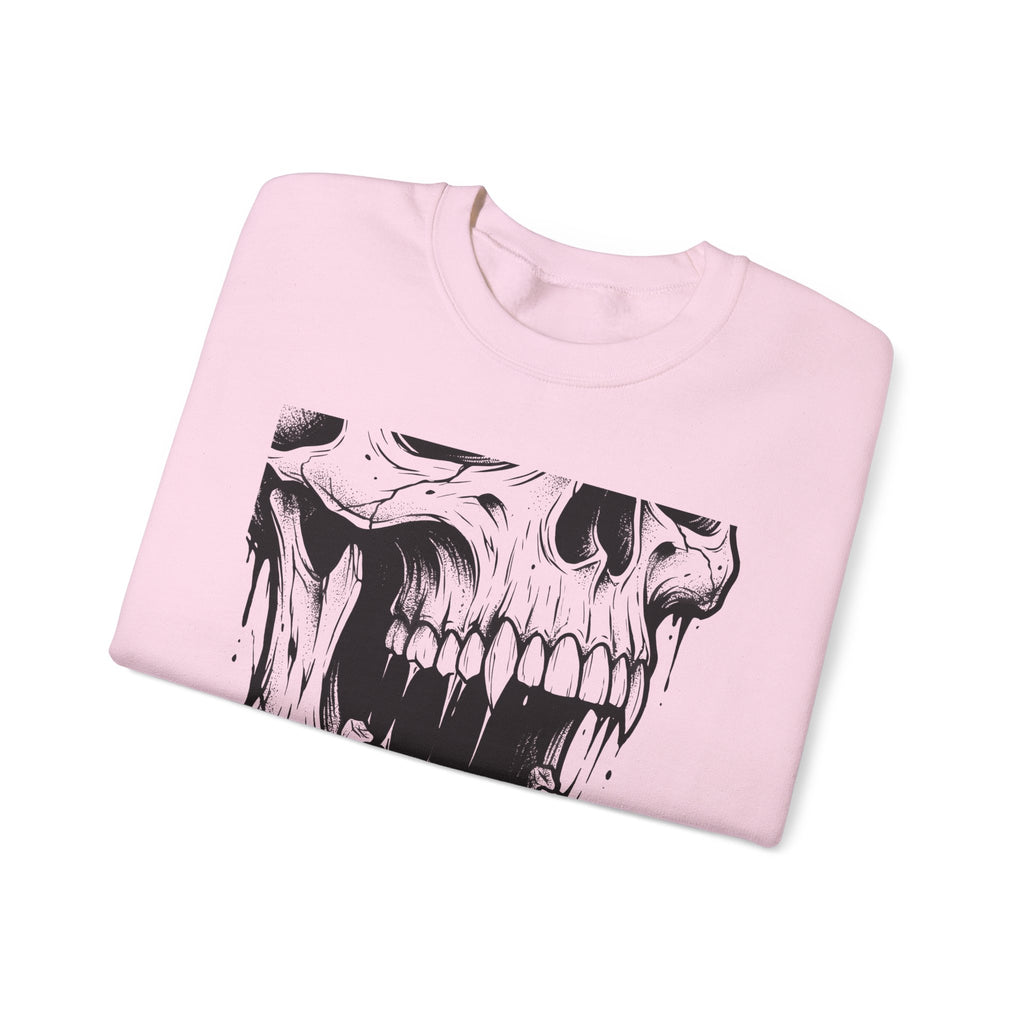 Skull Art Sweatshirt Gothic Fright Gift Women Macabre Sweatshirt Skull T-Sh