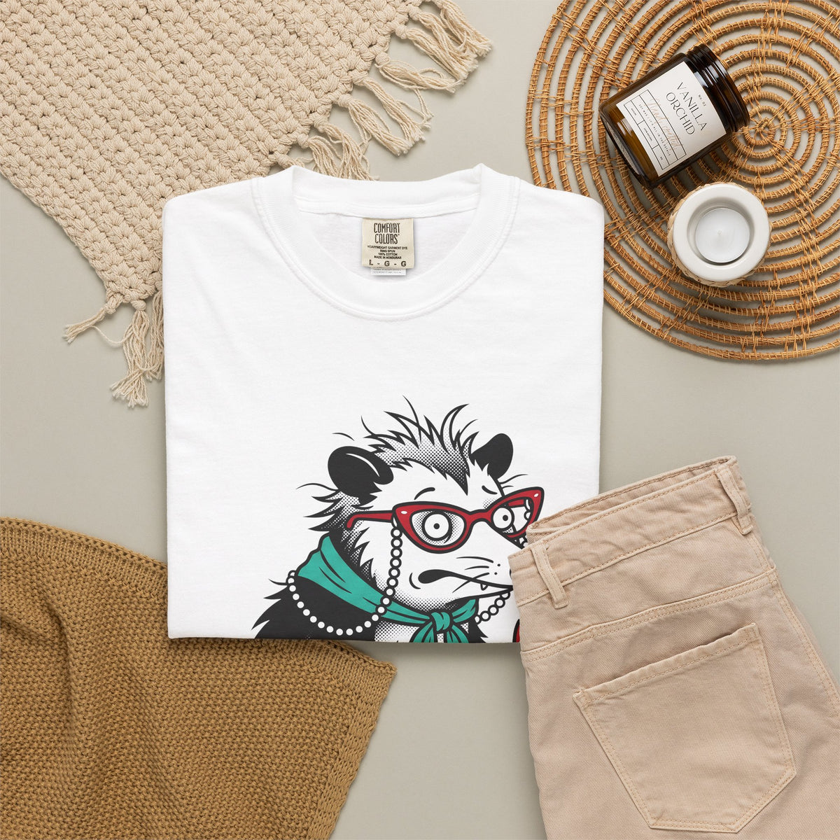 Opossum Possum Wildlife Gift Comic Possum Opossum Fan Opossum Wildlife T-Shirt