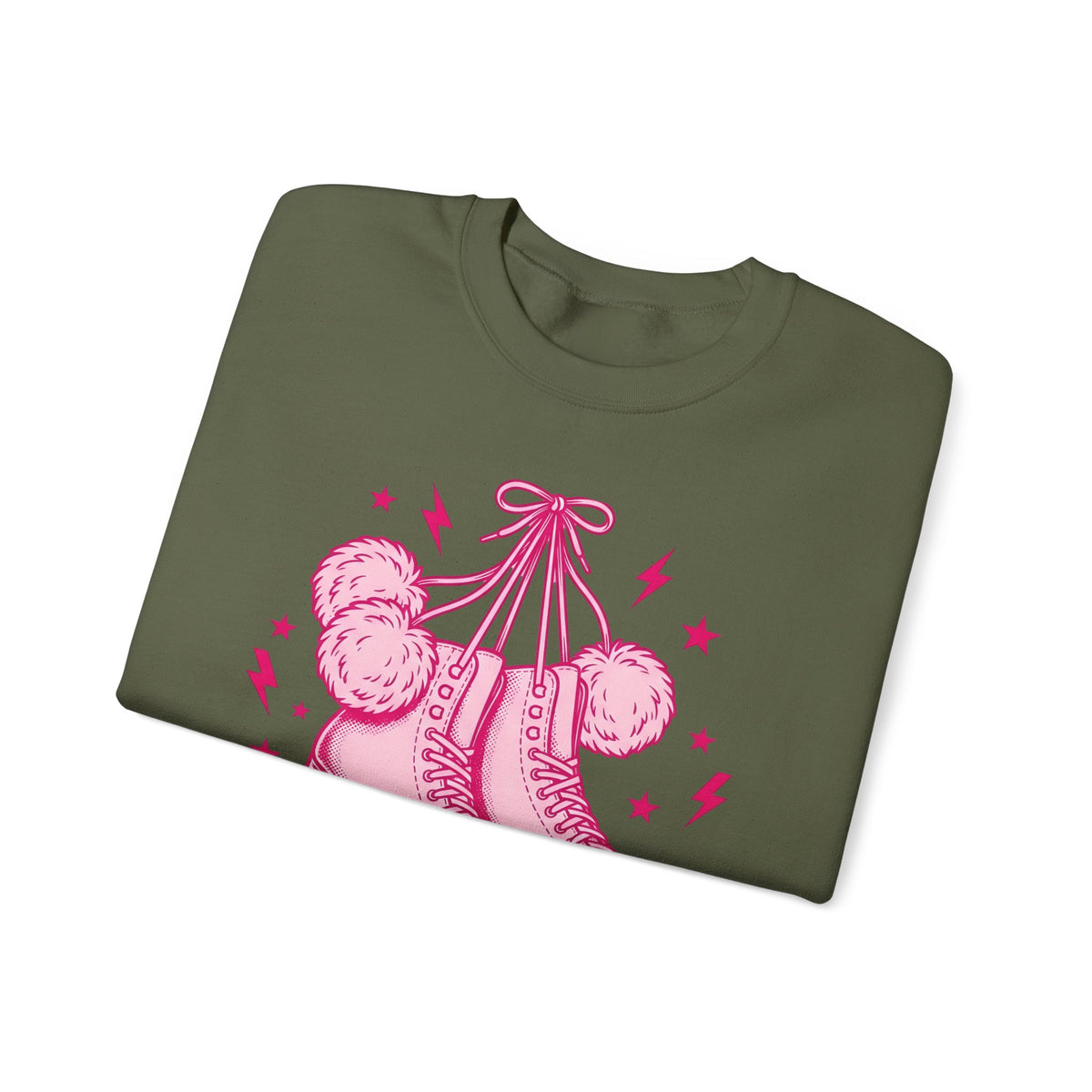 Ice Boots Sweatshirt Holiday Frost Gift Women Hand Drawn Sweatshirt Winter Boots Sweatshirt Christmas Fan Cold Weather Sweatshirt Frosty Graphic Sketch Fluff