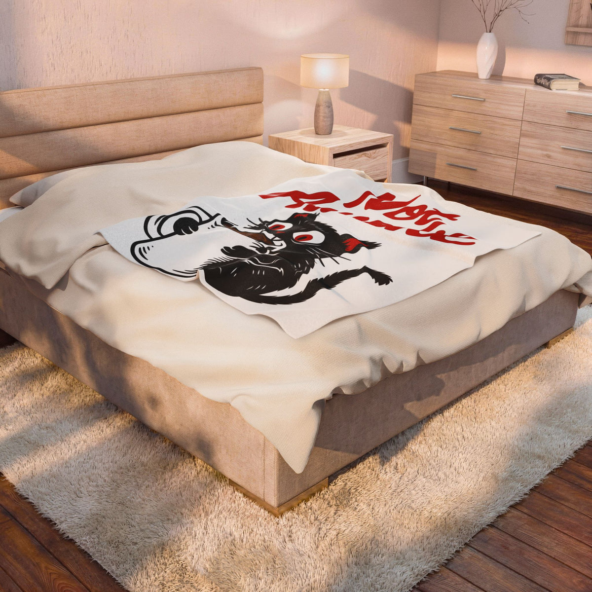 Black Cat Coffee Cat Coffee Gift Cartoon Coffee Cat Fan Comic Caffeine Retro Coffee Blanket