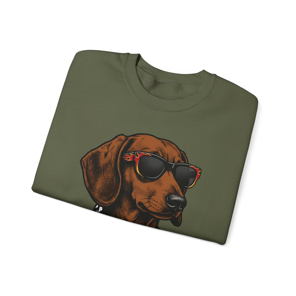 Dachshund Hound Sweatshirt Dog Creatures Gift Women Traditional Tattoo Sweatshirt Wiener Dog Sweatshirt Dog Fan Sailor Sweatshirt Beast Graphic Classic Sun