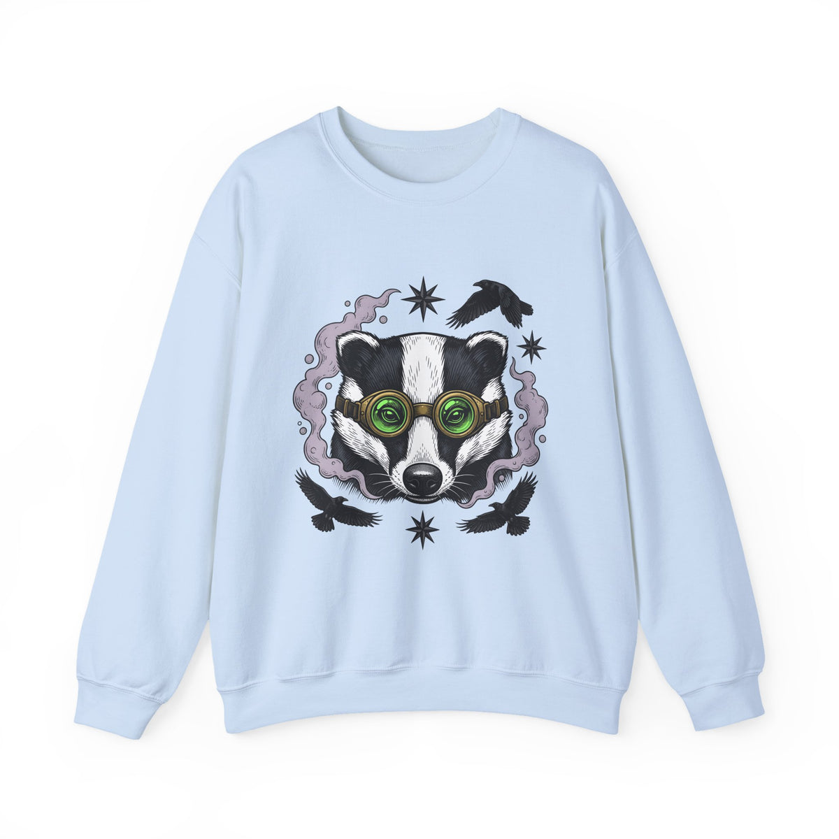 Badger Eyewear Halloween Creatures Gift Mysterious Glasses Horror Fan Spectacles Creature Classic Sweatshirt