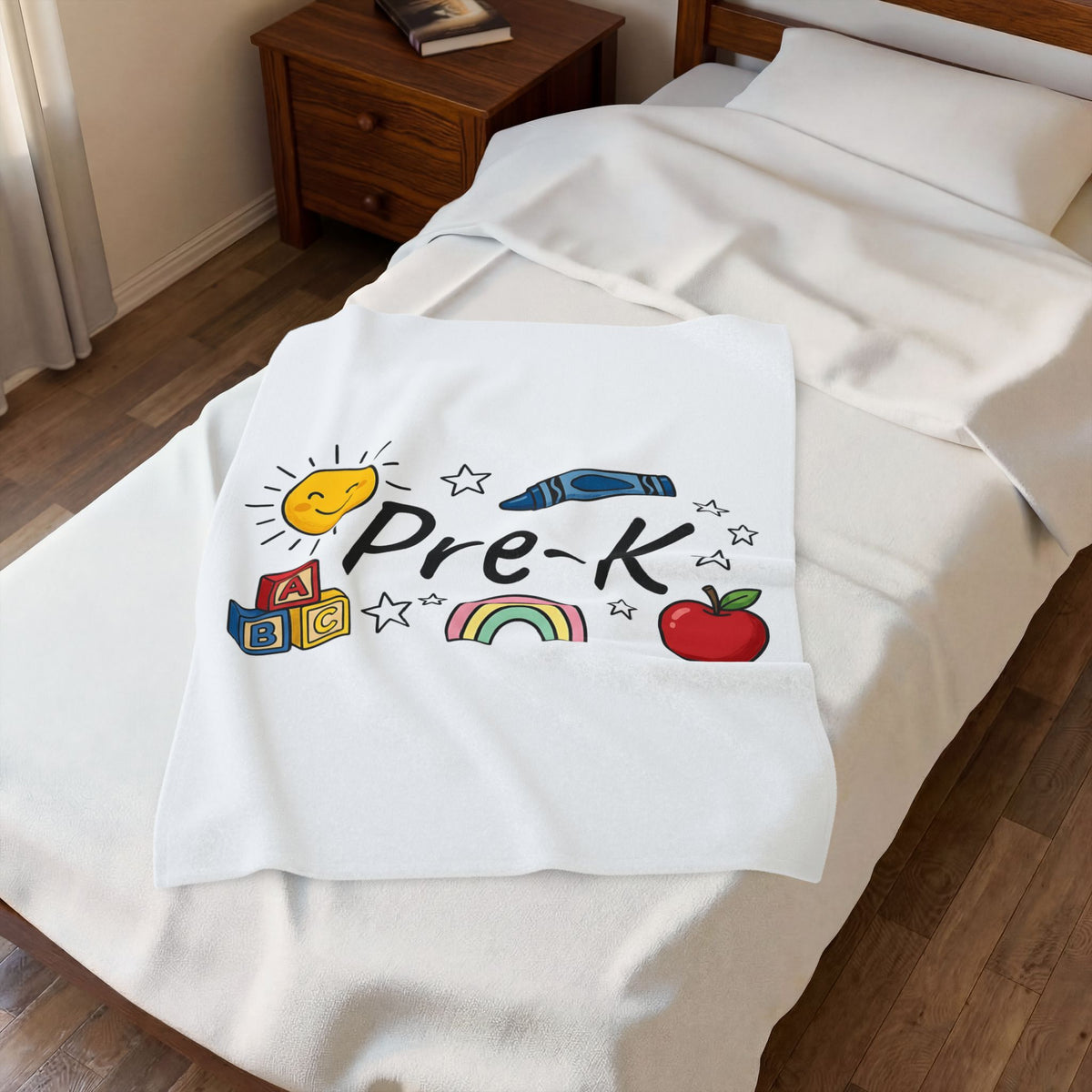 School Items Blanket Teacher Kindergarten Gift Women Line Art Blanket School Supplies Blanket Educator Enthusiast Illustration Blanket Preschool
