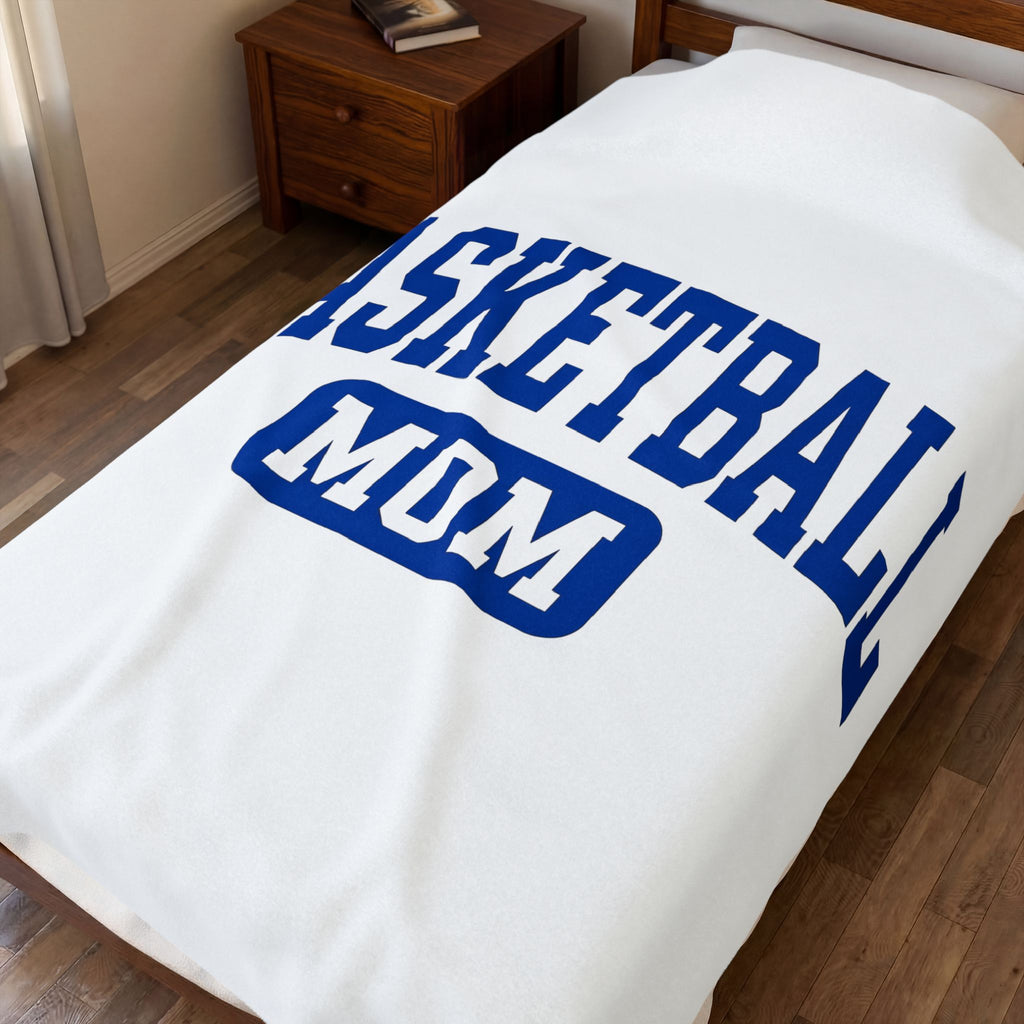 Active Mom Blanket Moms Court Gift Women Impactful Blanket Fitness Mom Blanket Mommy Enthusiast Inspirational Blanket Justice Graphic Old School