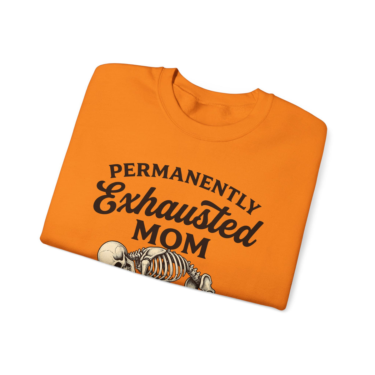 Skeleton Mom Humor Gift Vintage Skull Mother Fan Retro Funny Hand Drawn Phone Sweatshirt