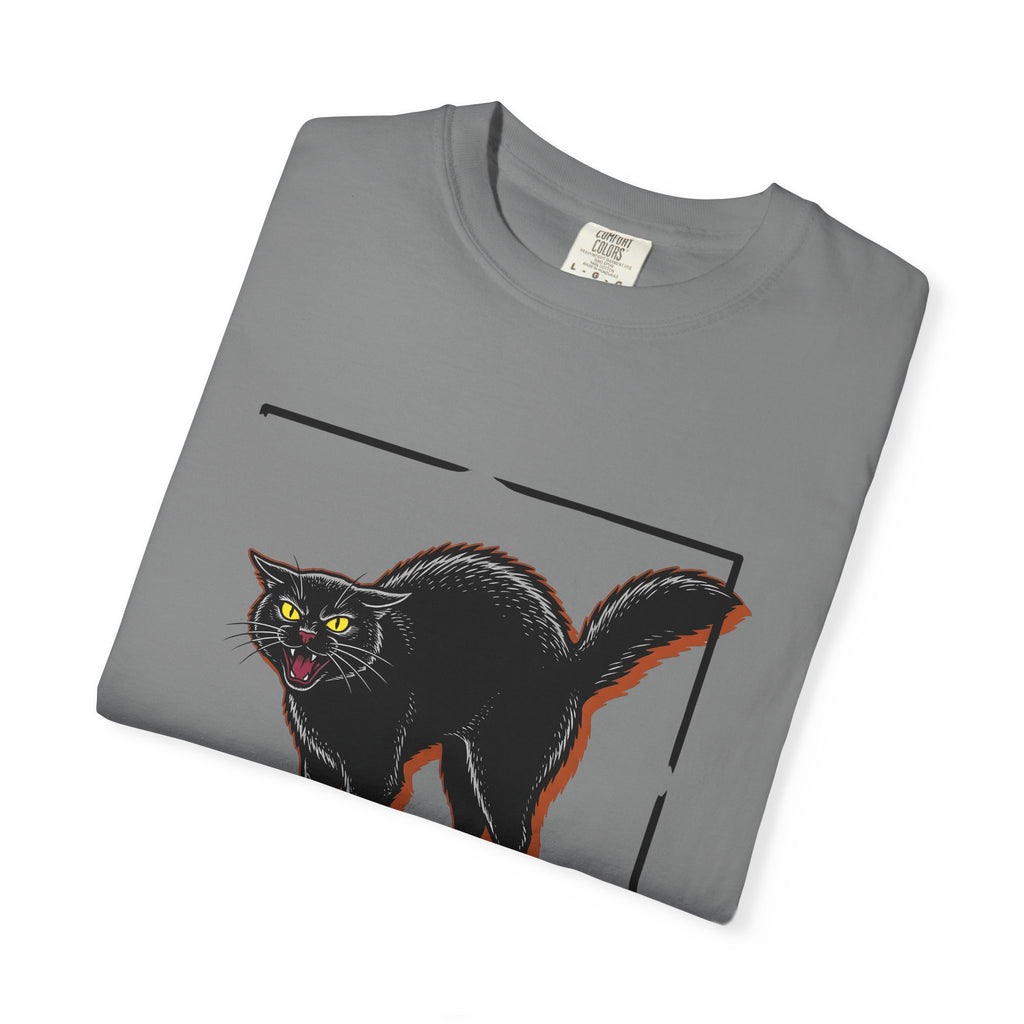 Ebony Cat Cat Event Gift Clean Black Cat Feline Fan Minimalist Party Aged Shining T-Shirt