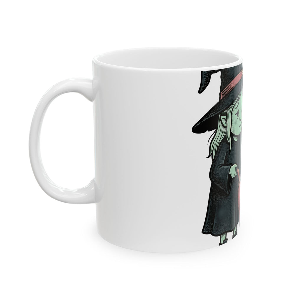 Magic Vacuum Mug Halloween Joke Gift Women Hand Drawn Mug Suction Machine Mug Horror Fan Hand Drawn Mug Prank Graphic Distressed