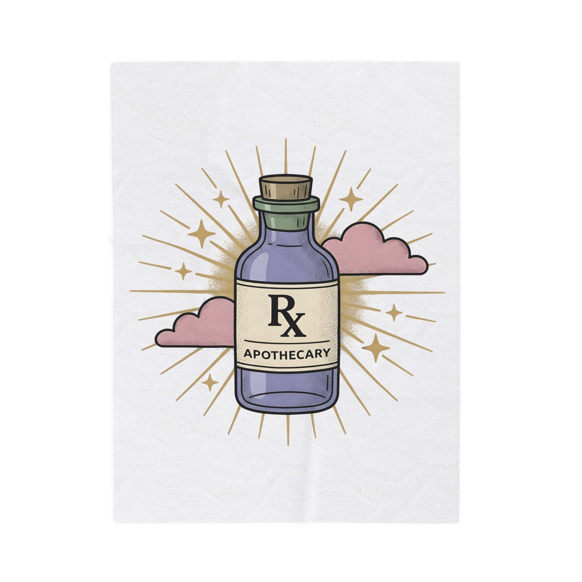 Pill Bottle Blanket Nurses Healthcare Gift Women Classic Blanket Medicine Bottle Blanket Nurse Practitioner Enthusiast Vintage Blanket Medical