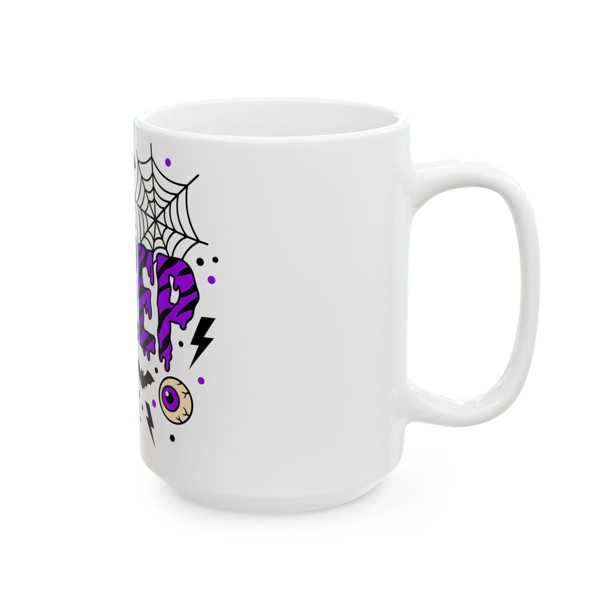 Bat Spider Webbing Mug Halloween Occult Gift Women Haunted Mug Spider Web Mug Horror Fan Spooky Mug Mystic