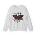 Skull Moth Sweatshirt Halloween Gothic Gift Women Tattoo Sweatshirt Deathshead Moth Sweatshirt Horror Fan Dark Art Sweatshirt Gothic Graphic Vintage Ivy Sweatshirt