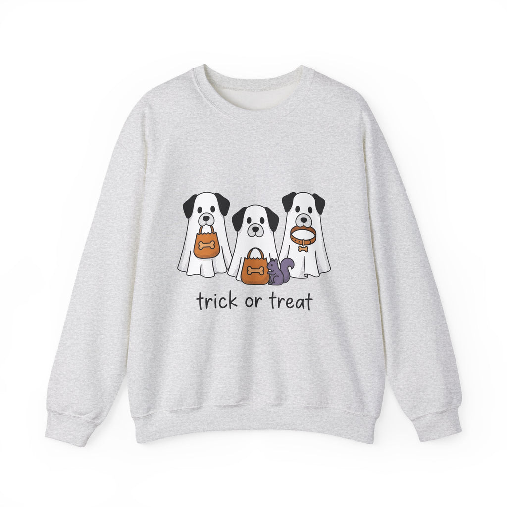 Phantom Puppies Halloween Pet Owner Gift Comic Ghost Dogs Spooky Fan Cartoon Dog Mom Sweatshirt