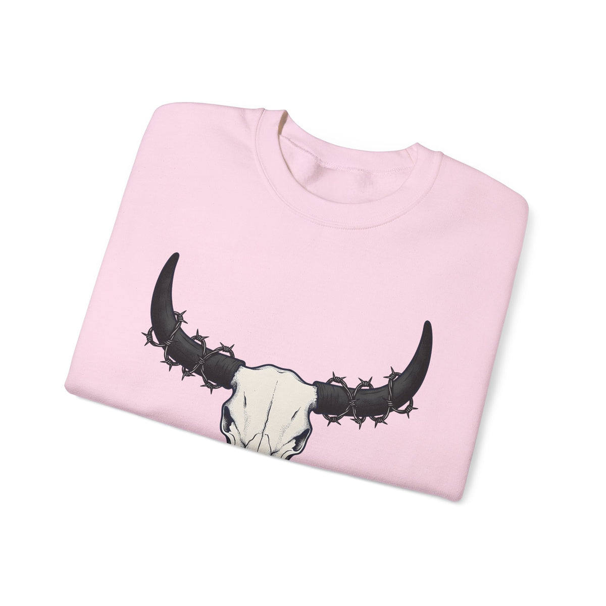 Bull Skull Sweatshirt Cowgirl Ranch Gift Women Western Sweatshirt Cow Skull Sweatshirt