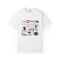 Coffee Books T-Shirt Coffee Bookworm Gift Women Hand Drawn T-Shirt Book T-Shirt Coffee Fan Illustrated T-Shirt Reader Graphic Vintage Eyeglasses
