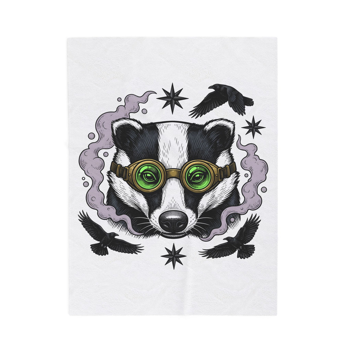 Badger Eyewear Halloween Creatures Gift Mysterious Glasses Horror Fan Spectacles Creature Classic Blanket