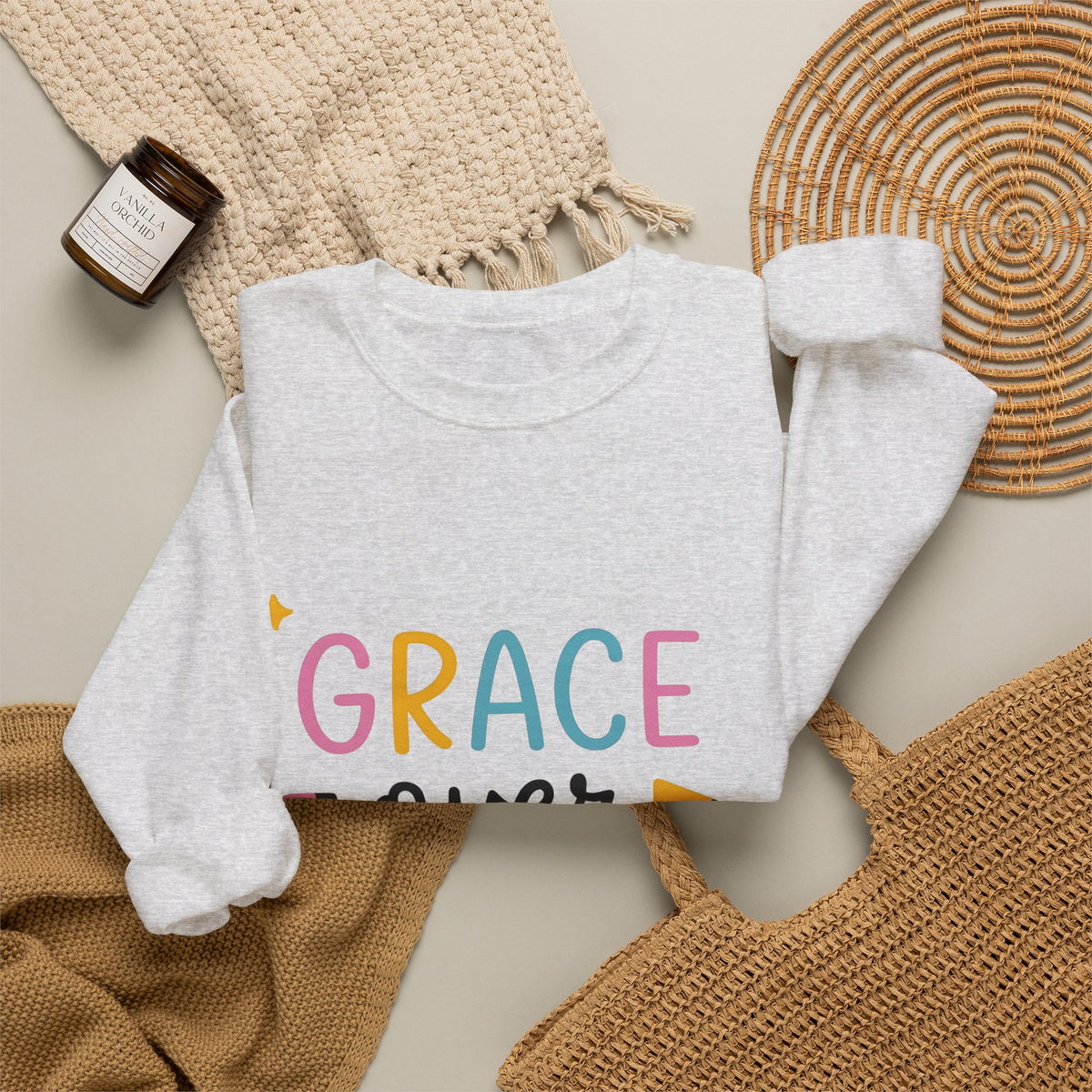 Pencil Graphic Sweatshirt Teachers School Gift Women Playful Sweatshirt Illustration Sweatshirt Educator Enthusiast Whimsical Sweatshirt Classroom Graphic