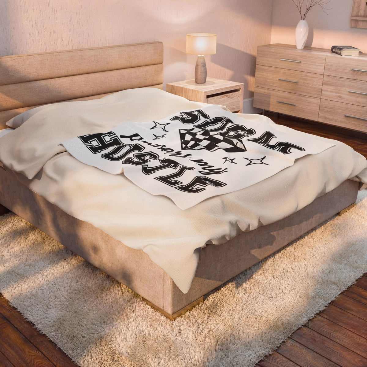 Gem Illustration Blanket Desserts Inspiration Gift Women Vibrant Blanket Jewel Illustration Blanket Pastry Fan Colorful Blanket Motivational