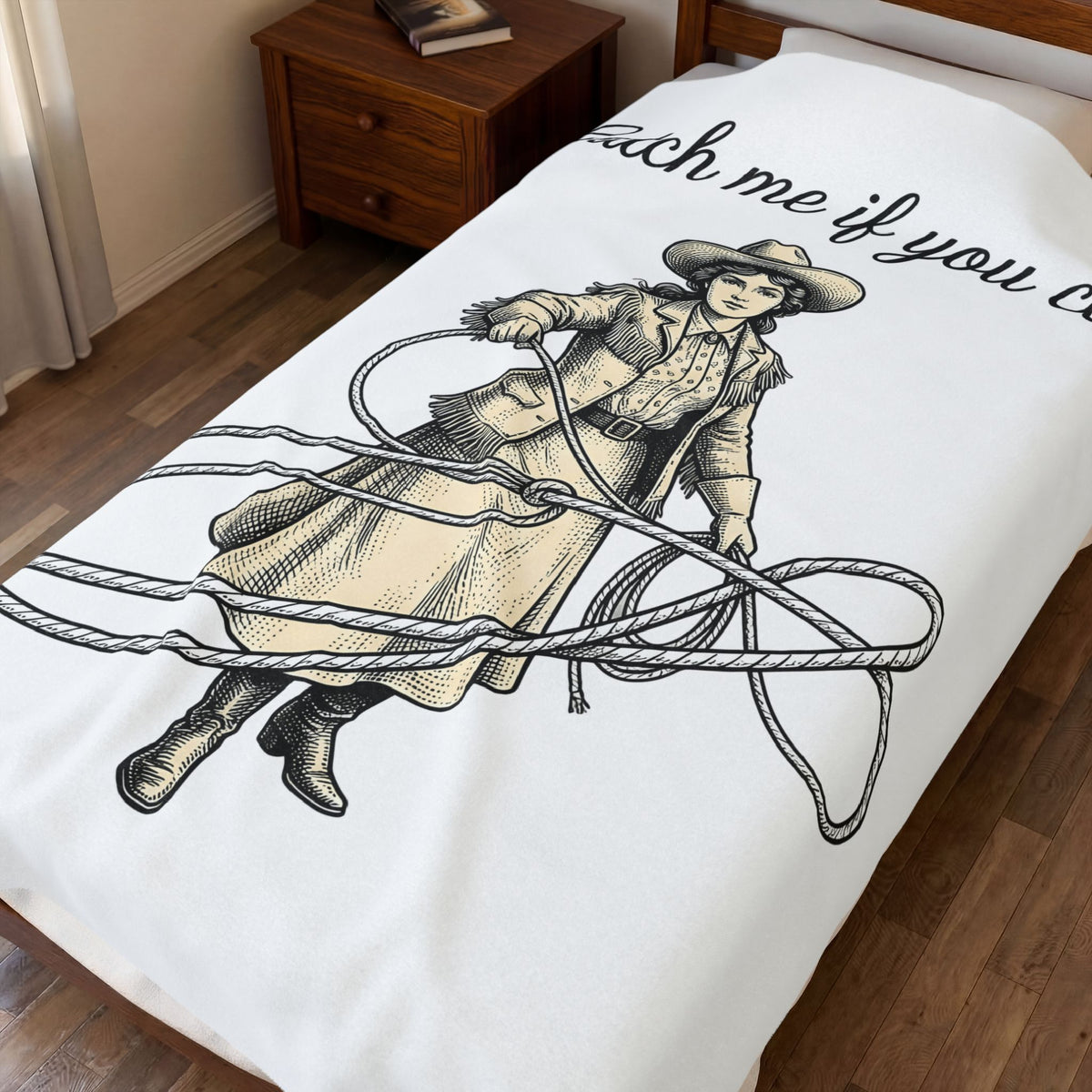 Cowgirl Noose Cowgirl Equestrian Gift Antique Lasso Cowgirl Fan Vintage Horse Rider Pen And Blanket
