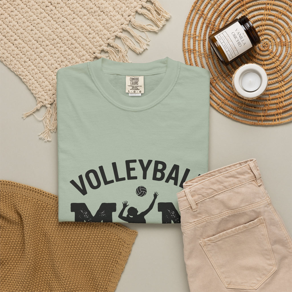 Volleyball Player T-Shirt Volleyball Mom Sports Gift Women Silhouette T-Shirt Volleyballer T-Shirt Volleyball Fan Silhouetted T-Shirt Athletic