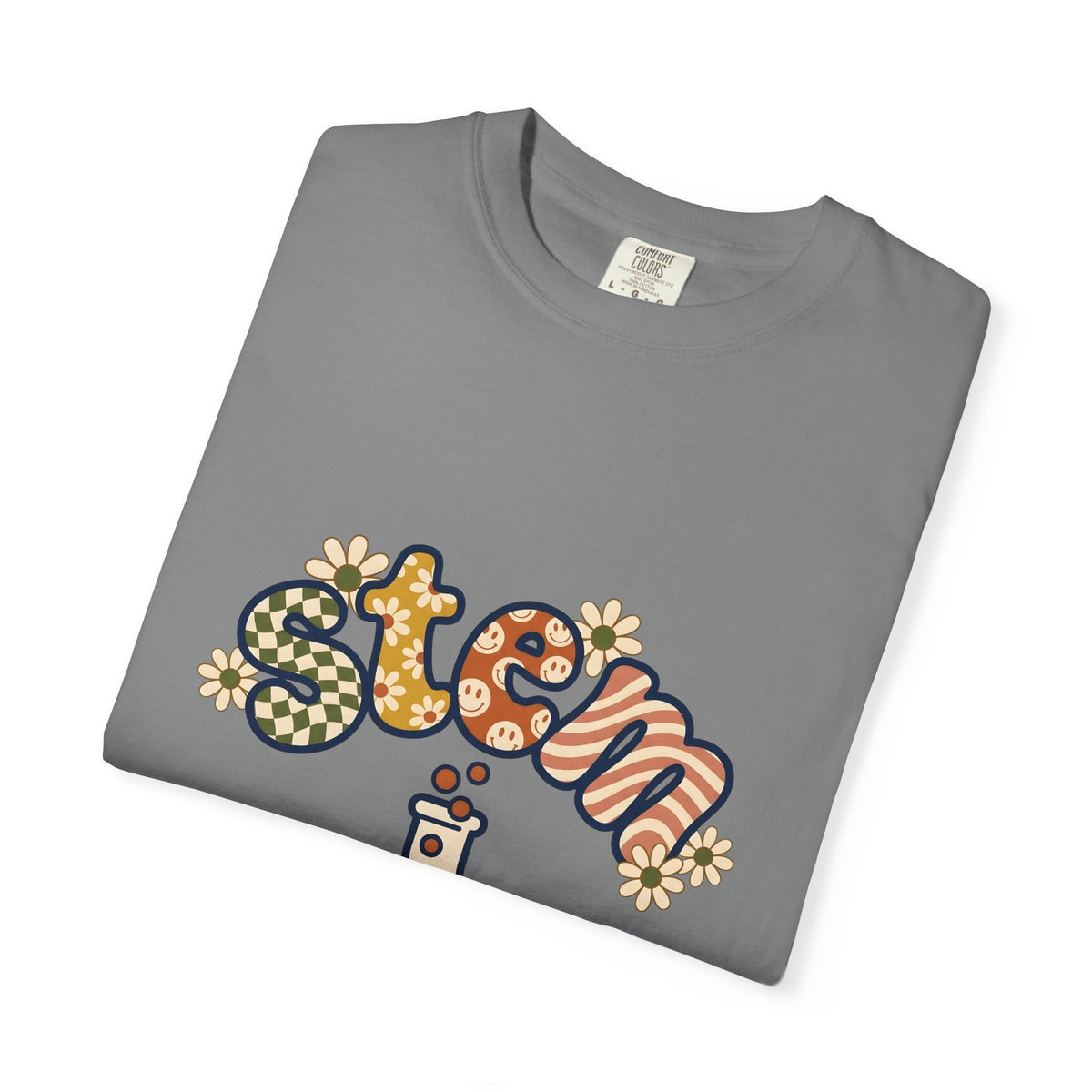 Chemistry Bottle Stem Biology Gift Cartoon Laboratory Flask Science Enthusiast Lab T-Shirt