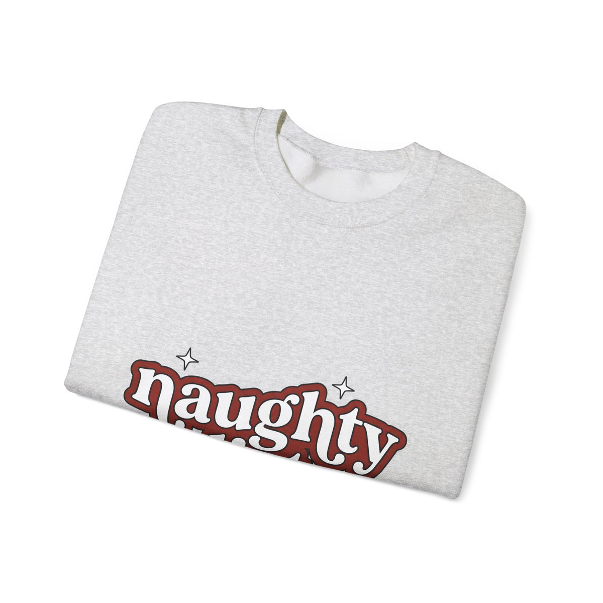 Festive Text Sweatshirt Christmas Humor Gift Women Playful Sweatshirt Typography Sweatshirt Xmas Fan Funny Graphic Illustration Retro Stars Sweatshirt