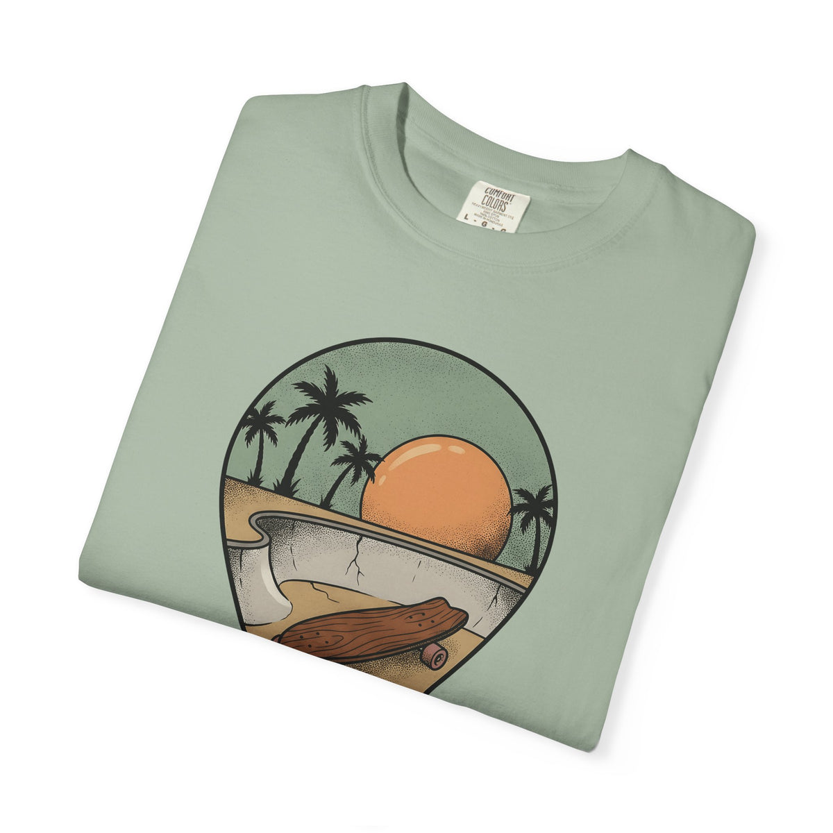 Longboard Design T-Shirt Skateboarding Seaside Gift Women Classic T-Shirt Longboarding T-Shirt Skater Enthusiast Retro T-Shirt Coastal Graphic Old