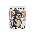 Possum Wizard Halloween Animal Gift Vintage Opossum Spooky Fan Retro Creature Hand Drawn Mug