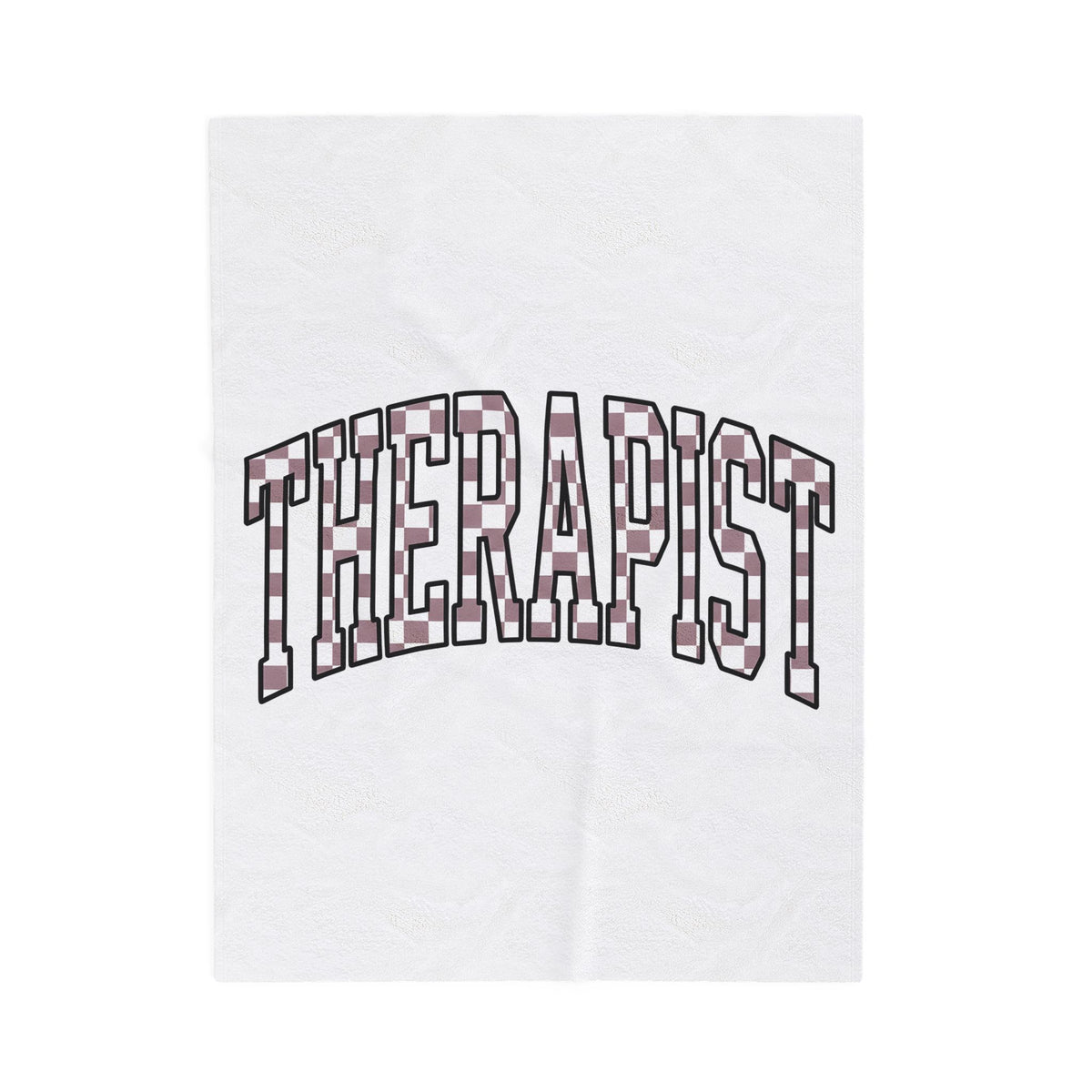 Therapist Phrase Blanket Therapist Self Care Gift Women Pop Art Blanket Counselor Blanket Mental Health Professional Enthusiast Retro Blanket