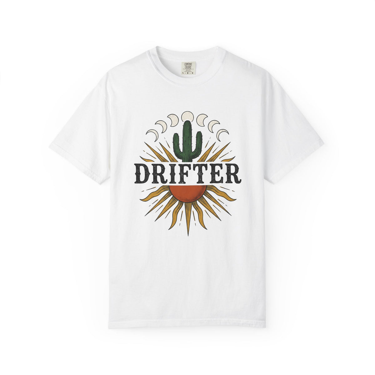 Desert Sun T-Shirt Cowgirl Cowboy Gift Women Southwestern T-Shirt Desert T-Shirt Rodeo Fan Western T-Shirt Ranch Graphic Antique Moon Cycle T-Shirt