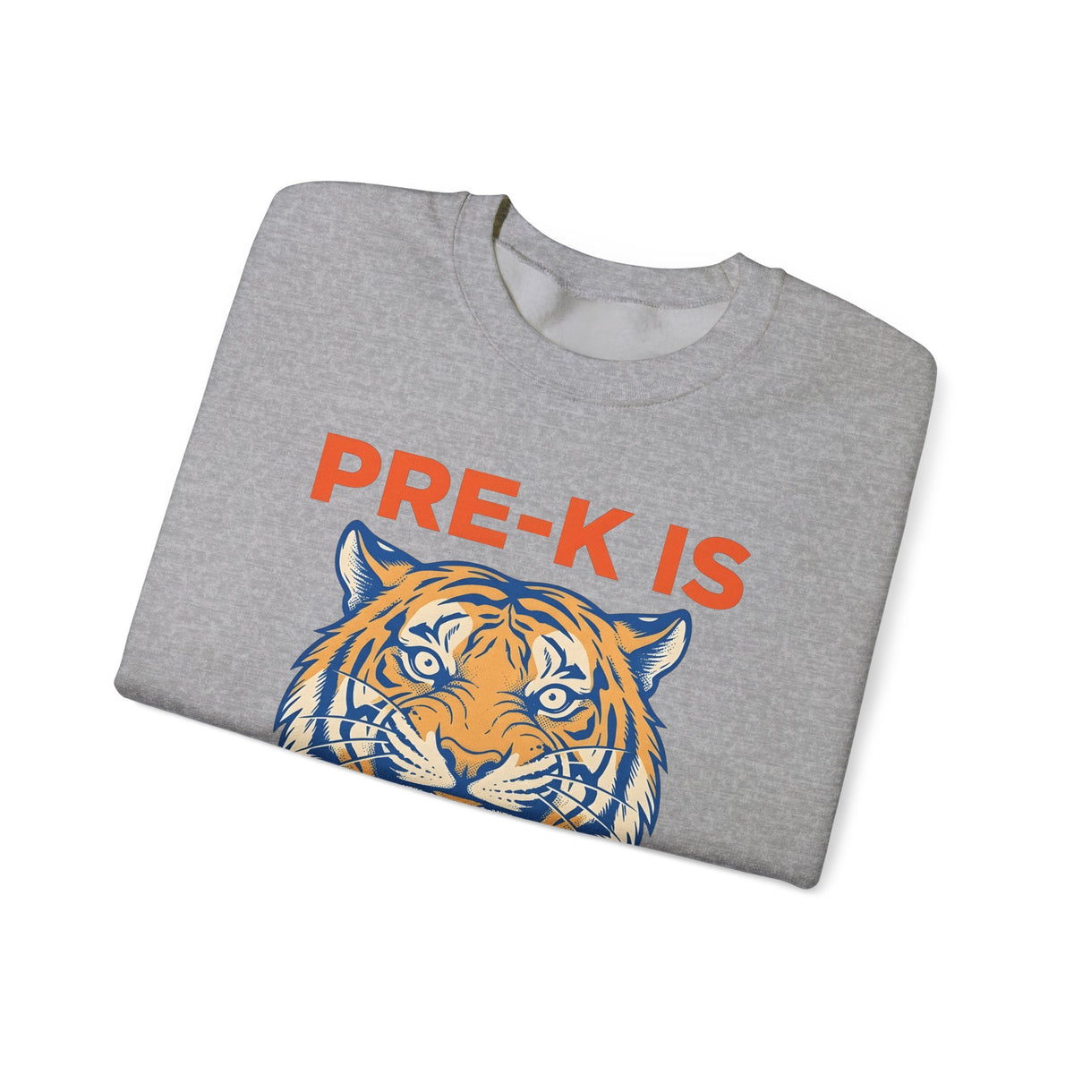 Tiger Head Teachers Classroom Gift Modern Tiger Educator Enthusiast Sweatshirt