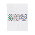 Checkered Letters Blanket Teacher Positivity Gift Women Playful Blanket Alphabet Blanket Educator Enthusiast Fun Blanket Optimistic Graphic Retro