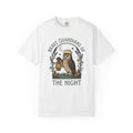 Nursing Owl T-Shirt Nurses Gratitude Gift Women Retro T-Shirt Owl T-Shirt Nurse Enthusiast Vintage T-Shirt Appreciation Graphic Sketch Torch T-Shirt