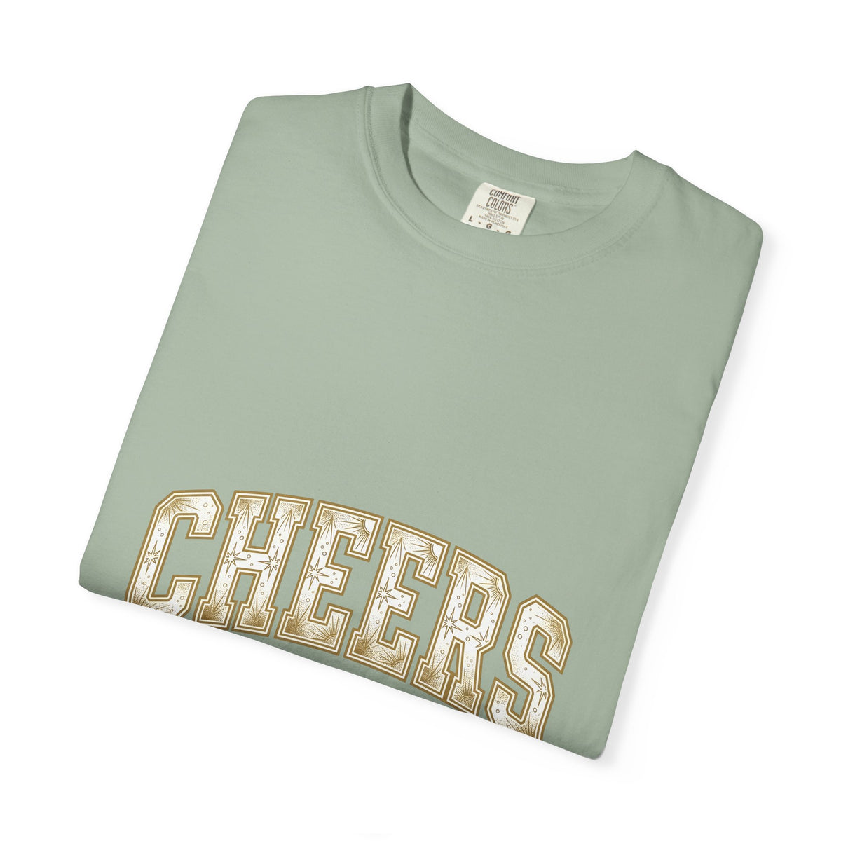 Festive Lettering Holiday Gathering Gift Cheerful Typography Christmas Fan Hand Lettering Party T-Shirt