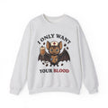 Medical Bat Sweatshirt Nurses Spooky Gift Women Adorable Sweatshirt Vampire Bat Sweatshirt Nurse Enthusiast Cute Sweatshirt Horror Graphic Comic Medical Tool