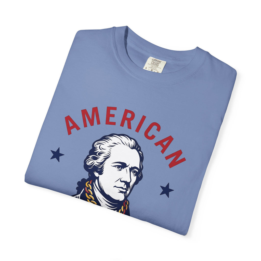 Founding Father Illustration T-Shirt America Heritage Gift Women Traditional T-Shirt Patriot T-Shirt American Fan Historical T-Shirt Heritage