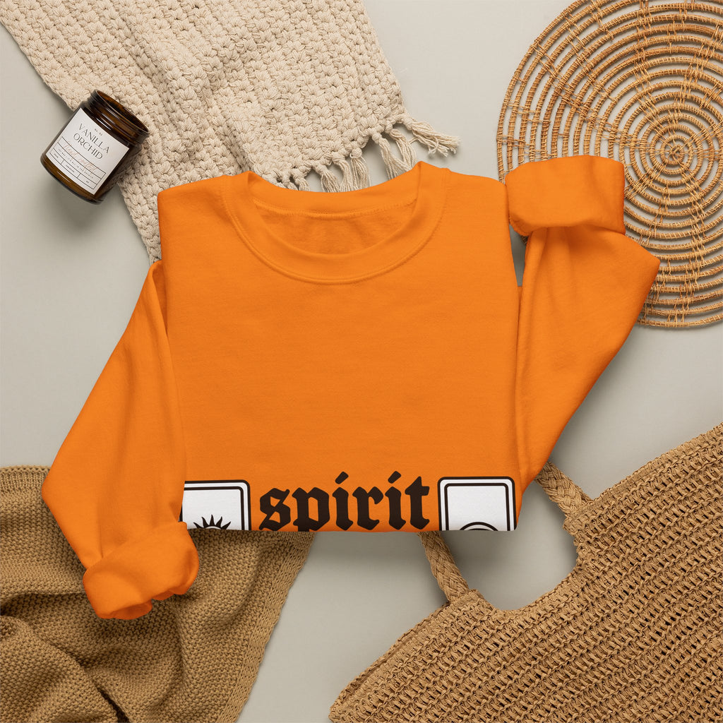 Fortune Cards Sweatshirt Spiritual New Age Gift Women Occult Sweatshirt Tarot Cards Sweatshirt Mystic Enthusiast Esoteric Sweatshirt Metaphysical Graphic Clean