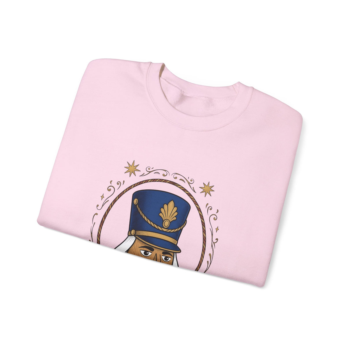 Nutcracker Mask Sweatshirt Christmas Celebration Gift Women Antique Sweatshirt Nutcracker Sweatshirt Xmas Fan Vintage Sweatshirt Party Graphic Doodle Sparkle