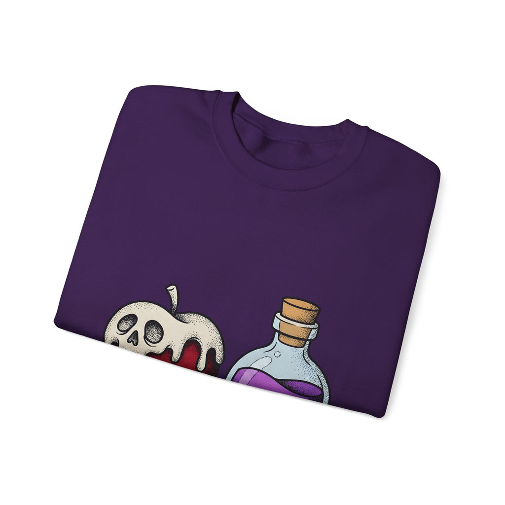 Deadly Fruit Elixir Sweatshirt Halloween Halloween Gift Women Cartoon Sweatshirt Poison Drink Sweatshirt Halloween Fan Comic Sweatshirt Spooky Graphic Hand