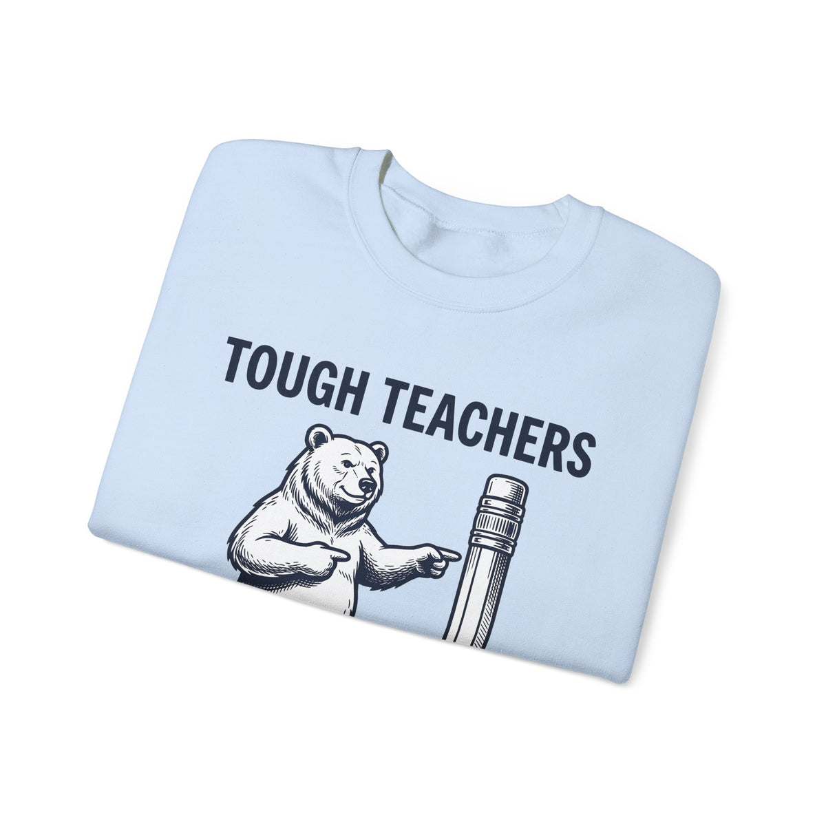 Bear Pen Sweatshirt Teachers Wildlife Gift Women Sketch Sweatshirt Pen Holder Sweatshirt Educator Enthusiast Drawing Illustration Retro Classroom Sweatshirt