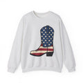 Leather Boot Sweatshirt America Rodeo Gift Women Heritage Sweatshirt Boot Sweatshirt American Fan Boots Sweatshirt Rodeo Graphic Antique Star Symbols Sweatshirt