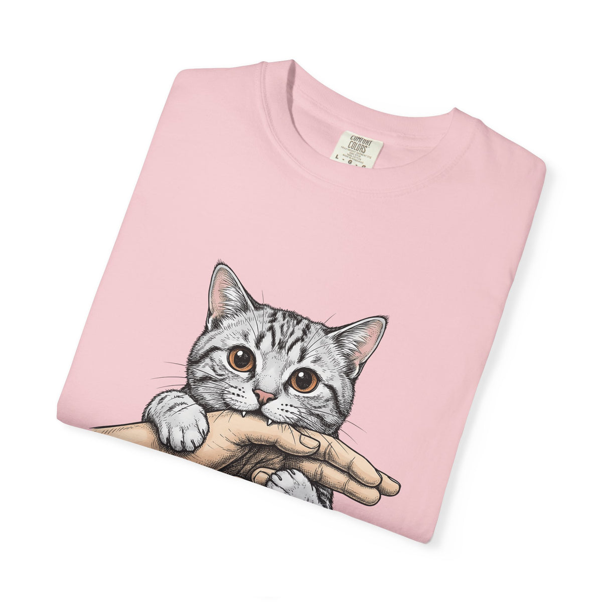 Tabby Cat Cat Humor Gift Hand Drawn Kitty T T-Shirt
