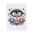 Magical Eye Blanket Boho Chic Meditation Gift Women Tribal Blanket Third Eye Blanket Bohemian Enthusiast Primitive Blanket Mindfulness Graphic