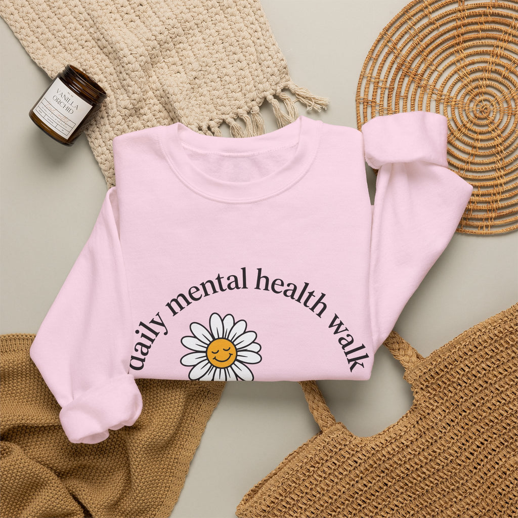 Shoe Flower Sweatshirt Sports Fitness Gift Women Simple Sweatshirt Shoe Flower Sweatshirt Athlete Enthusiast Minimalist Sweatshirt Workout Graphic Sketch Happy