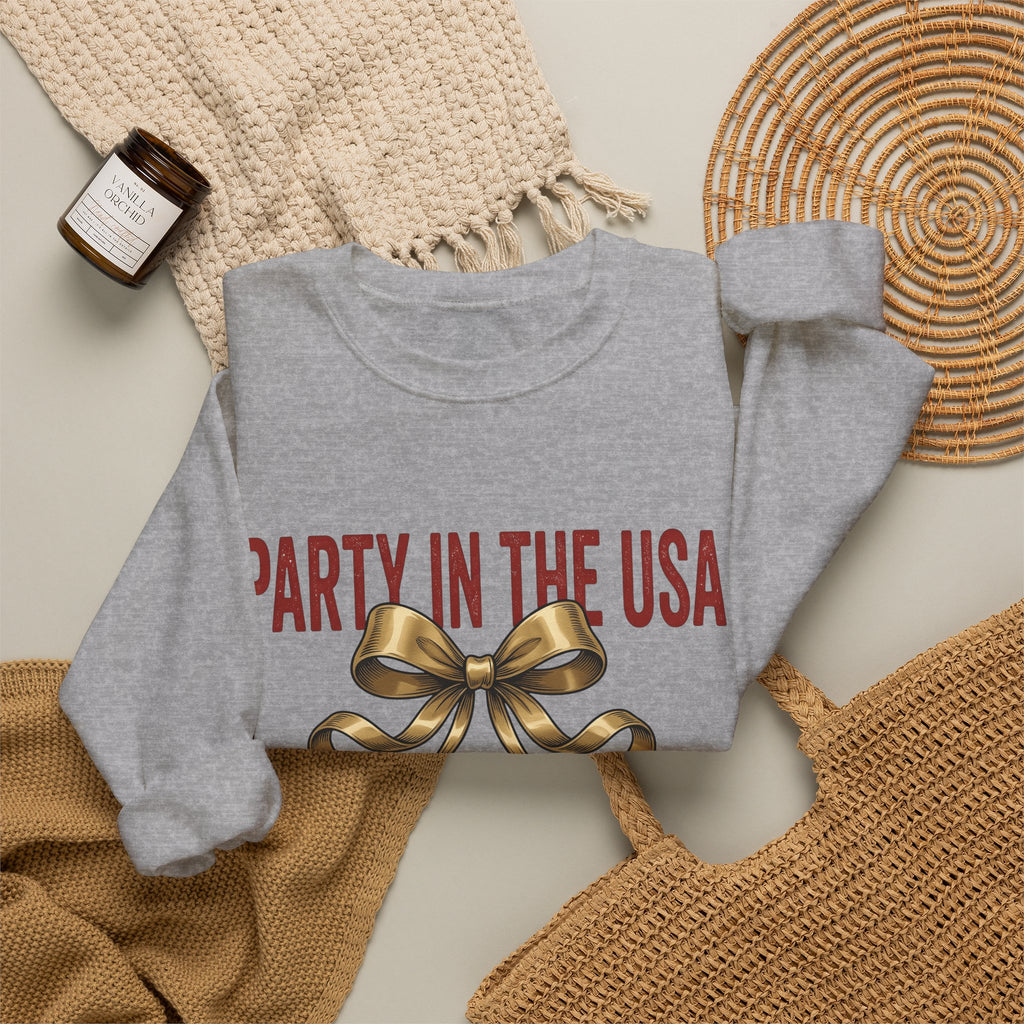 Disco Ball Sweatshirt America 4Th Of July Party Gift Women Vintage Sweatshirt Mirror Ball Sweatshirt Patriot Fan Retro Sweatshirt Vintage Graphic Party Design