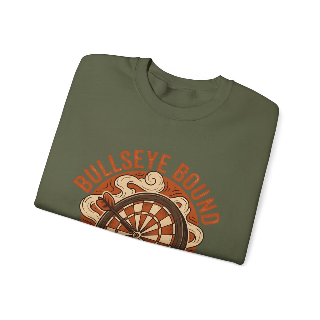 Darts Board Sweatshirt Sports Satire Gift Women Throwback Sweatshirt Dartboard Sweatshirt Athlete Fan Vintage Sweatshirt Parody Graphic Heritage Throwing Dart