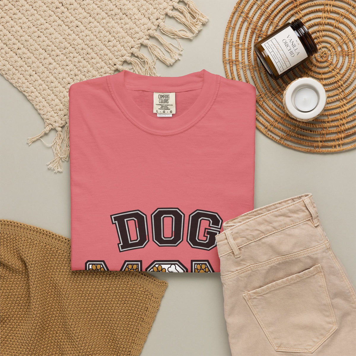 Dog Mom Illustration T-Shirt Dog Mom Dog Mom Companions Gift Women Eye-Catching T-Shirt Puppy T-Shirt Dog Mom Fan Canine Graphic Pet Design