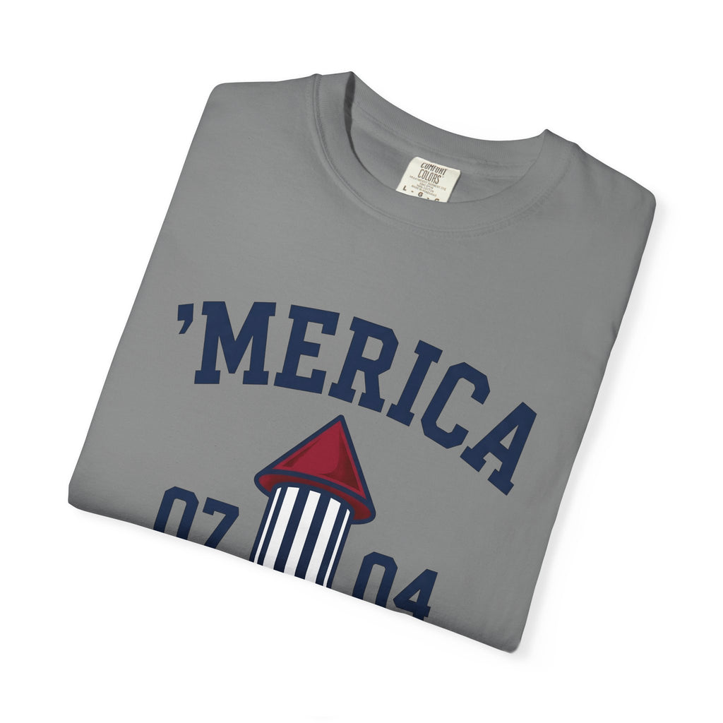 Firework Rocket 4Th Of July Celebration Gift Colorful Fireworks Independence Day Fan Vibrant Party T-Shirt