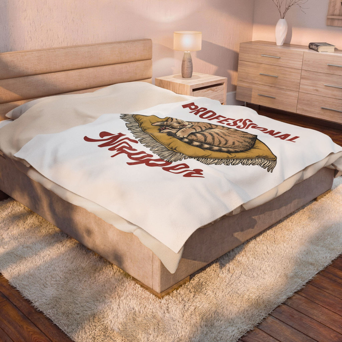 Resting Cat Blanket Cat Comedy Gift Women Classic Blanket Kitten Blanket Feline Fan Cat Blanket Humor Graphic Doodle Headrest Blanket