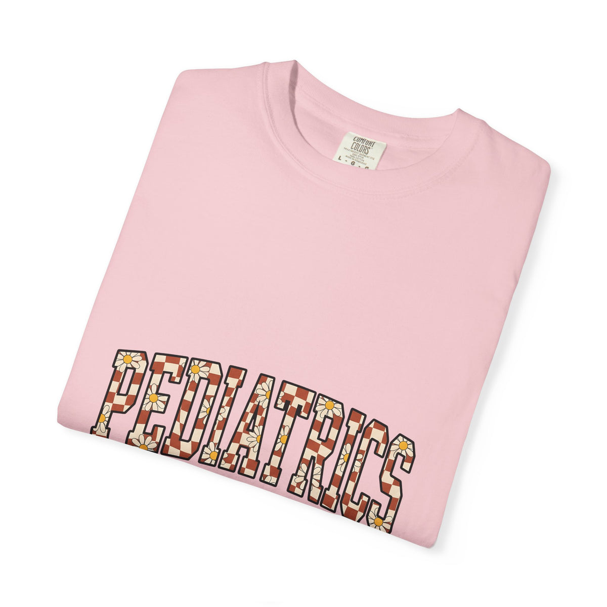 Daisy Plaid Typography T-Shirt Pediatrics Medical Gift Women Fun T-Shirt Plaid T-Shirt Pediatrician Enthusiast Vintage T-Shirt Healthcare Graphic