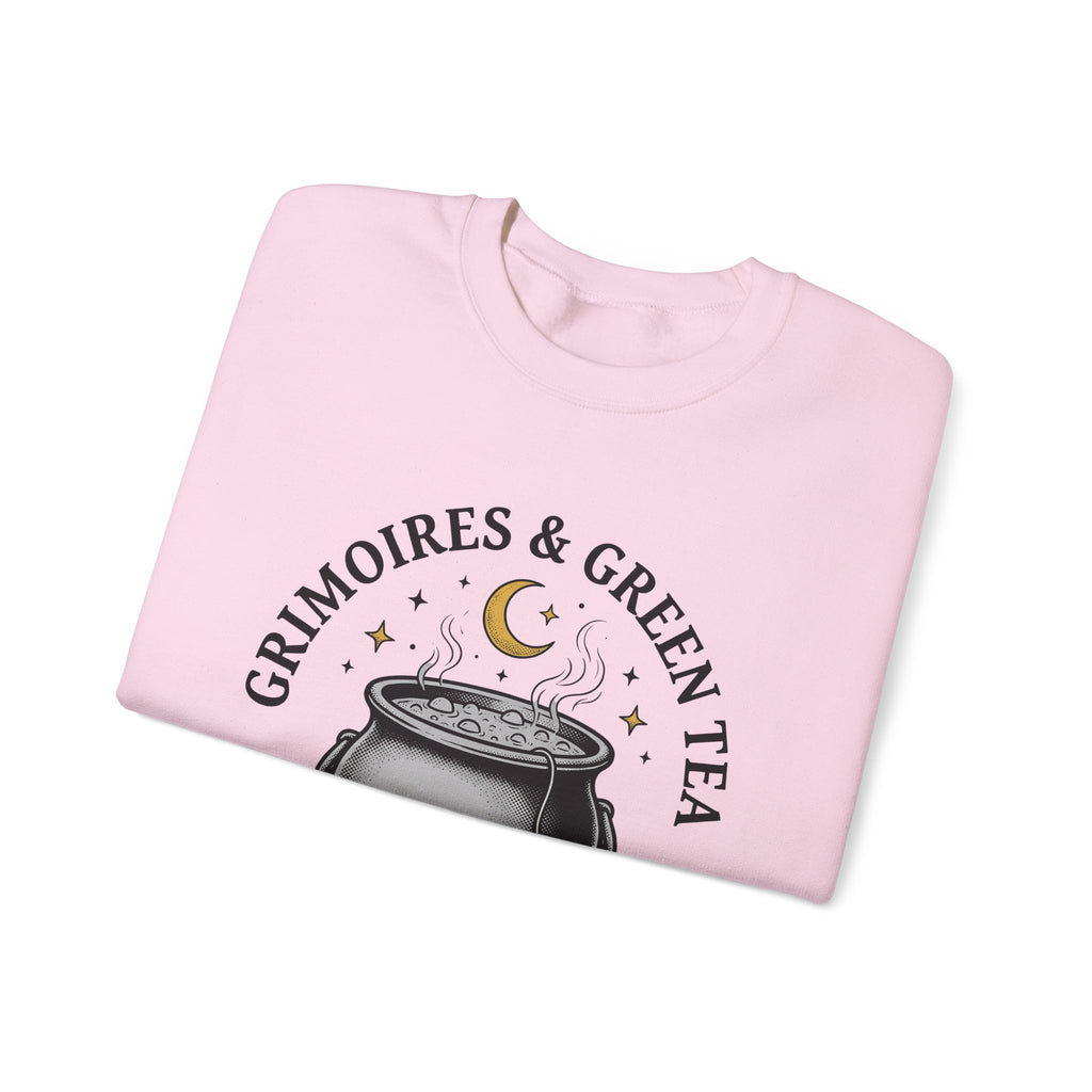 Witch Cauldron Sweatshirt Boho Chic Witchcraft Gift Women Vintage Sweatshirt Cauldron Sweatshirt Bohemian Enthusiast Retro Sweatshirt Occult Graphic Hand Drawn